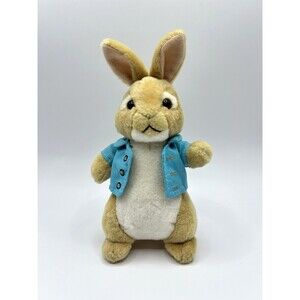 Peter Rabbit TY Beanie Baby Cotton Tail Bunny 8" Plush Stuffed Animal Toy 2018